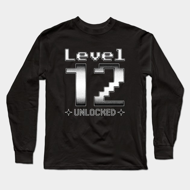 Level 12 Unlocked Long Sleeve T-Shirt by  magiccatto